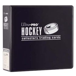 ULTRA PRO 3 INCH BINDER HOCKEY BLACK