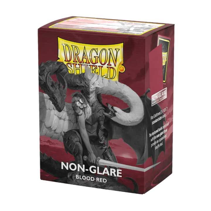 DRAGON SHIELD MATTE NON-GLARE BLOOD RED