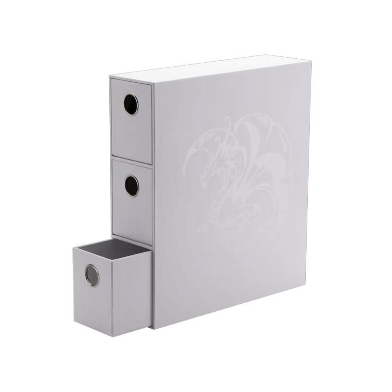 DRAGON SHIELD CARD FORTRESS CARD DRAWERS WHITE