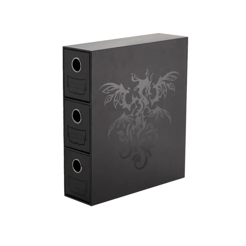 DRAGON SHIELD CARD FORTRESS CARD DRAWERS BLACK