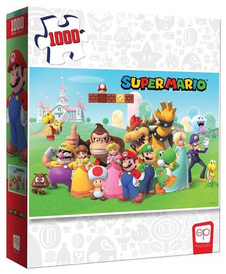 PUZZLE 1000PC SUPER MARIO MUSHROOM KINGDOM