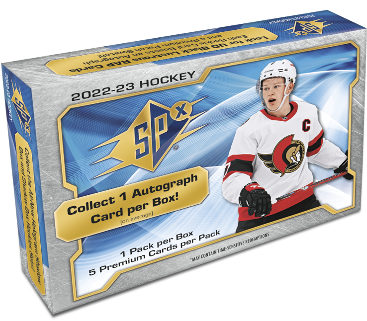 2022-23 UPPER DECK SPX HOCKEY HOBBY BOX