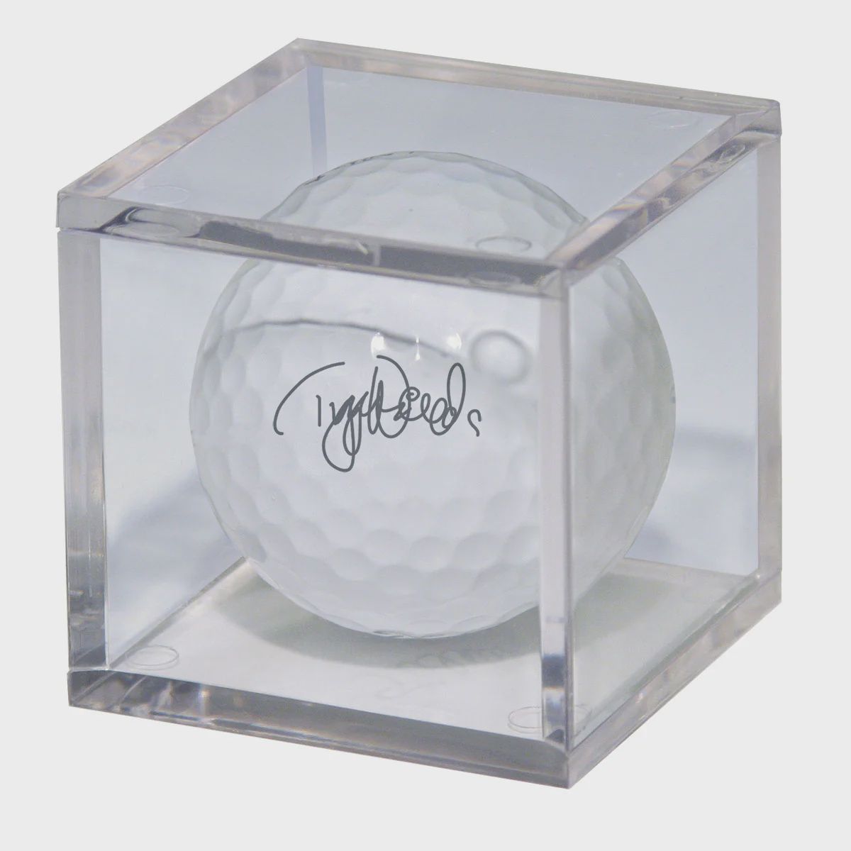 GOLF BALL MINI MEMORABILIA DISPLAY CUBE