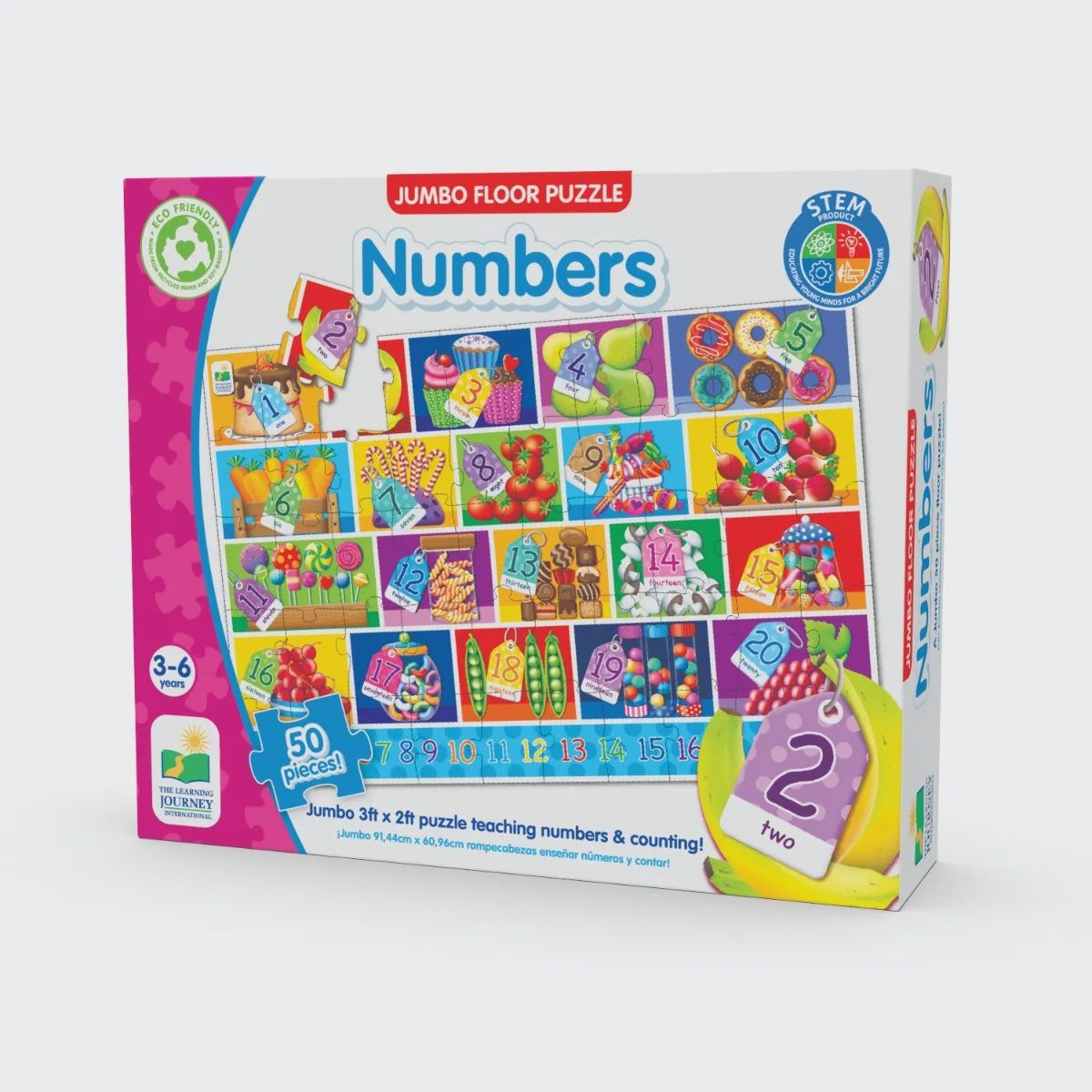 JUMBO FLOOR PUZZLES NUMBERS