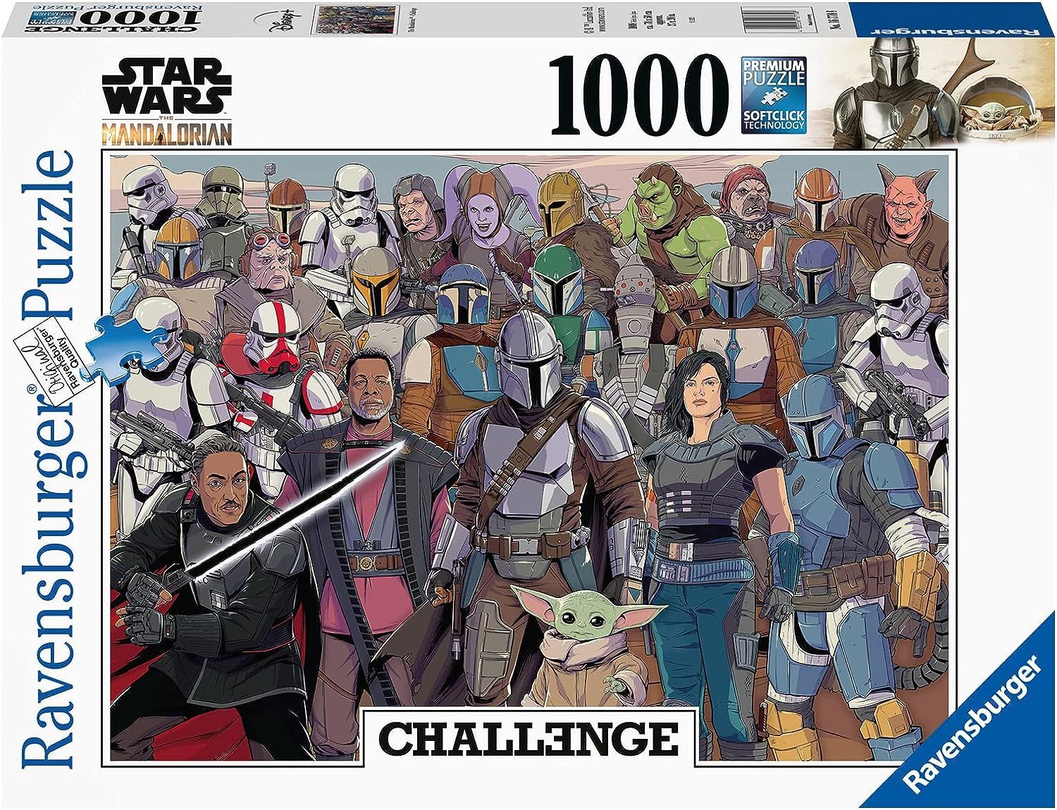 STAR WARS THE MANDOLORIAN CHALLENGE 1000PC PUZZLE