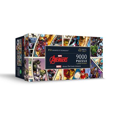PRIME UFT MARVEL ACROSS THE COMIC UNIVERSE 9000 PC PUZZLE