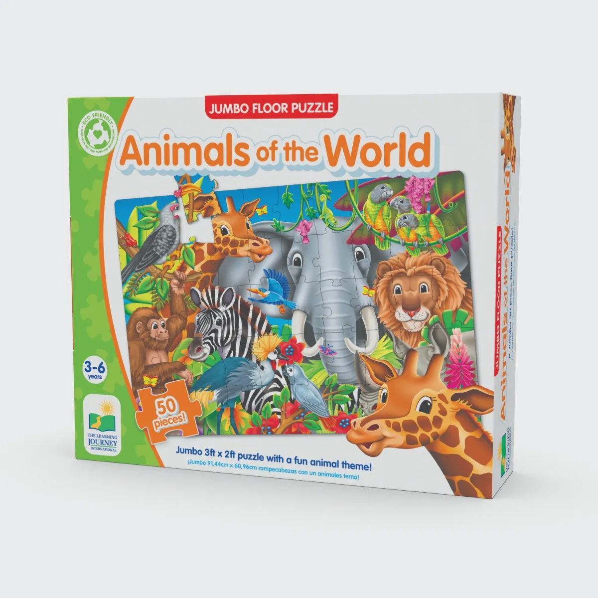 JUMBO FLOOR PUZZLES ANIMALS OF THE WORLD