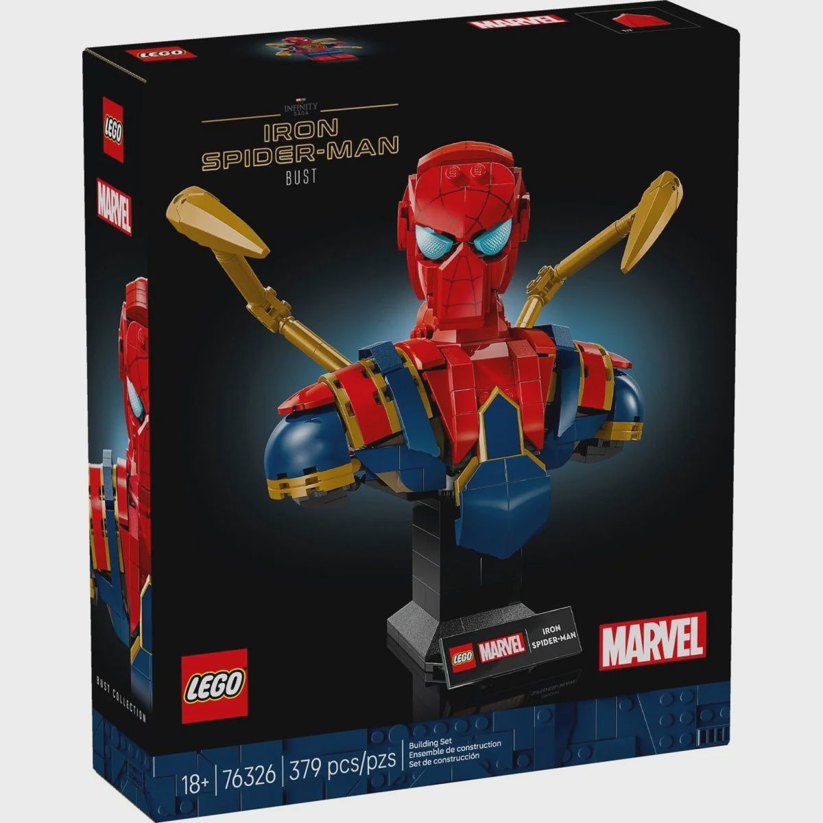 LEGO MARVEL IRON SPIDER MAN BUST