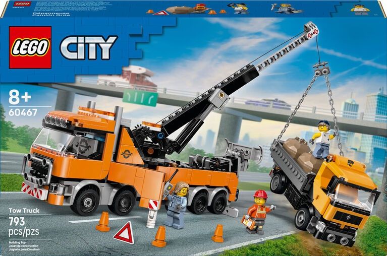 LEGO CITY HEAVY DUTY RECOVERY TOW TRUCK WITH CRANE