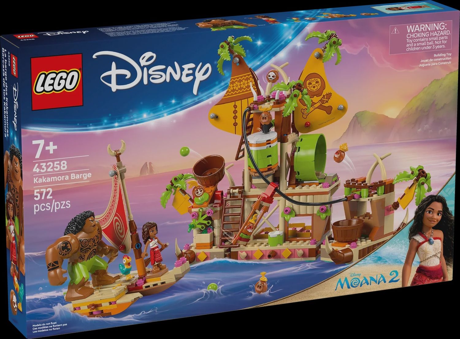 LEGO DISNEY KAKAMORA BARGE 43258