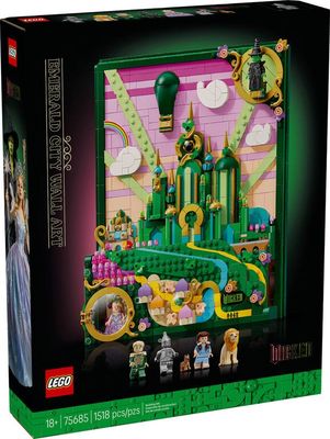LEGO WICKED EMERALD CITY WALL ART
