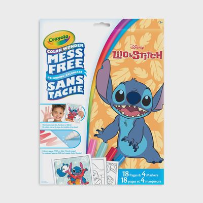 COLOR WONDER LILO &amp; STITCH MESS-FREE COLOURING PAGES &amp; MARKERS
