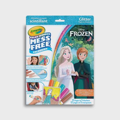 COLOR WONDER FROZEN GLITTER PAPER &amp; MARKERS KIT