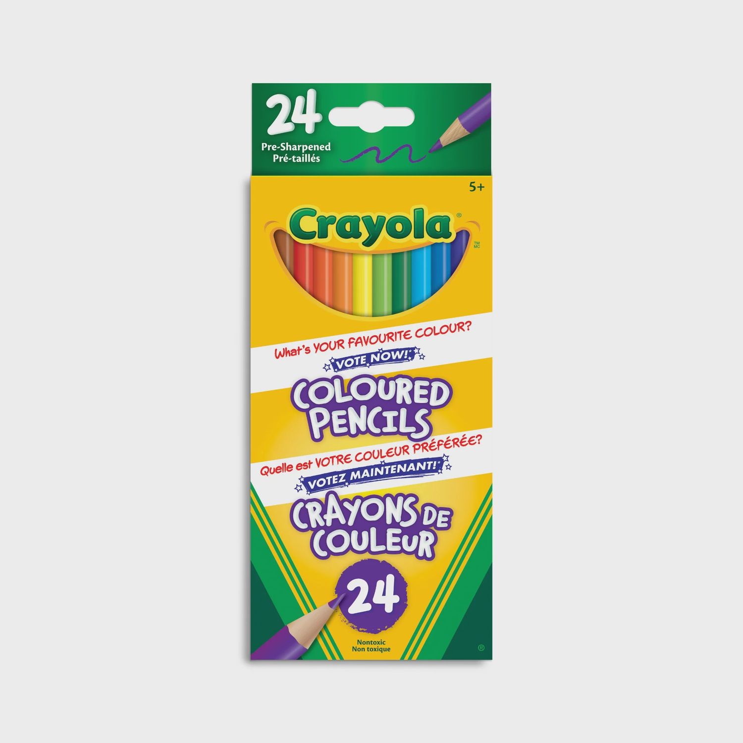 CRAYOLA COLOURED PENCILS 24CT