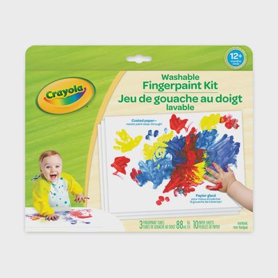 WASHABLE FINGERPAINT KIT