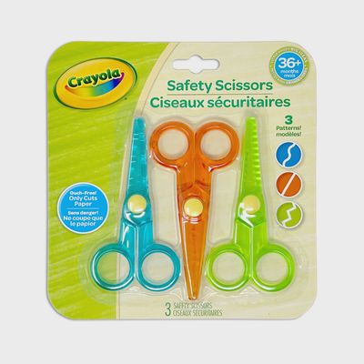 YK SAFETY SCISSORS 3 PAIRS