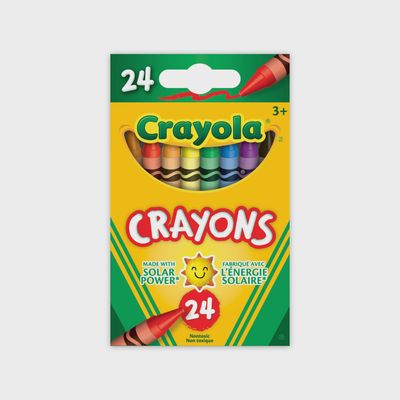 CRAYOLA CRAYONS 24CT REGULAR