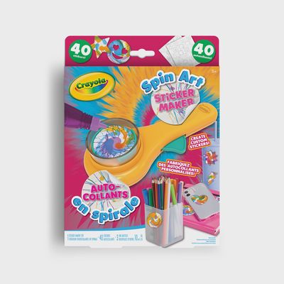 CRAYOLA SPIN ART STICKER MAKER