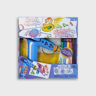 CRAYOLA MARKER AIRBRUSH ART KIT