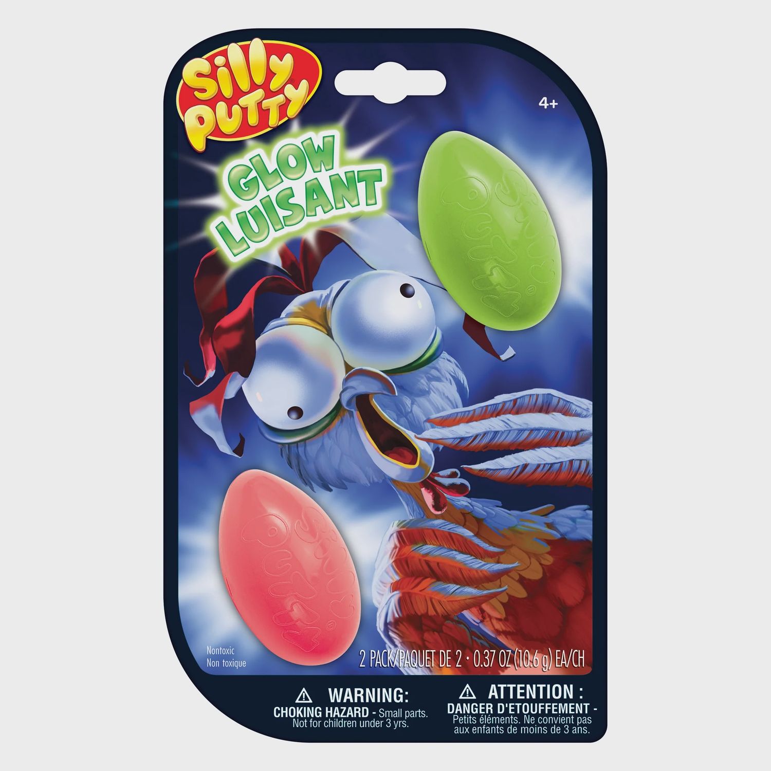 CRAYOLA SILLY PUTTY GLOW EGGS 2CT