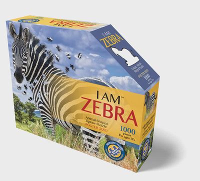 I AM ZEBRA 1000PC PUZZLE