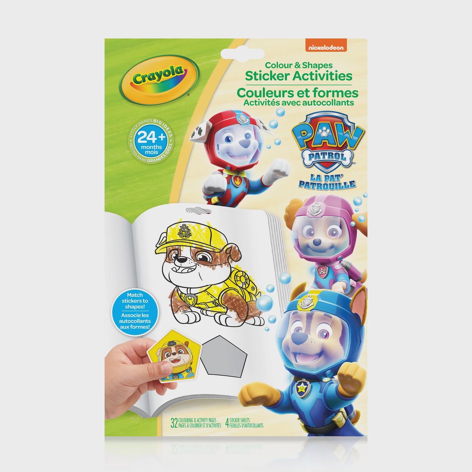PAW PATROL COLOUR &amp; SHAPES ACTIVITY BOOK