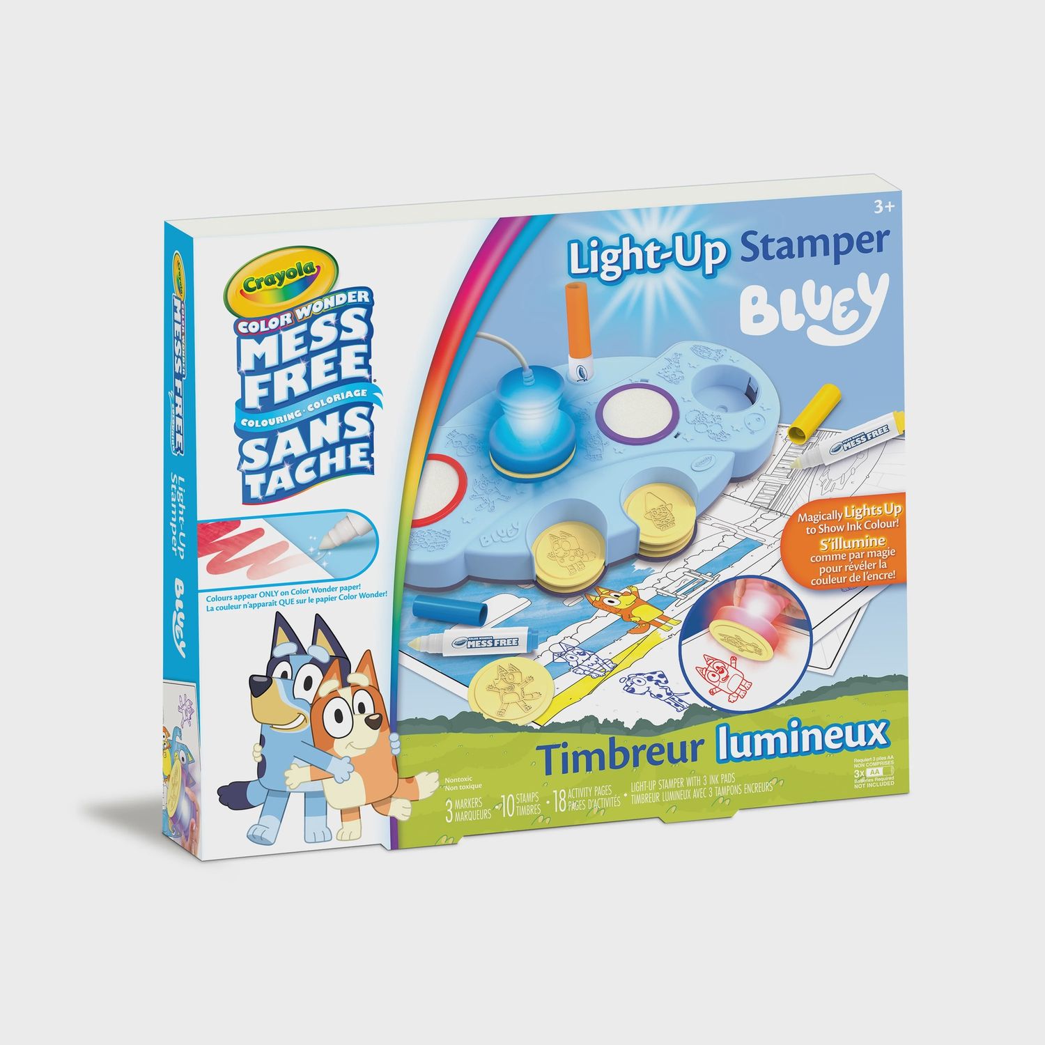 COLOR WONDER BLUEY MAGIC LIGHT UP STAMPER