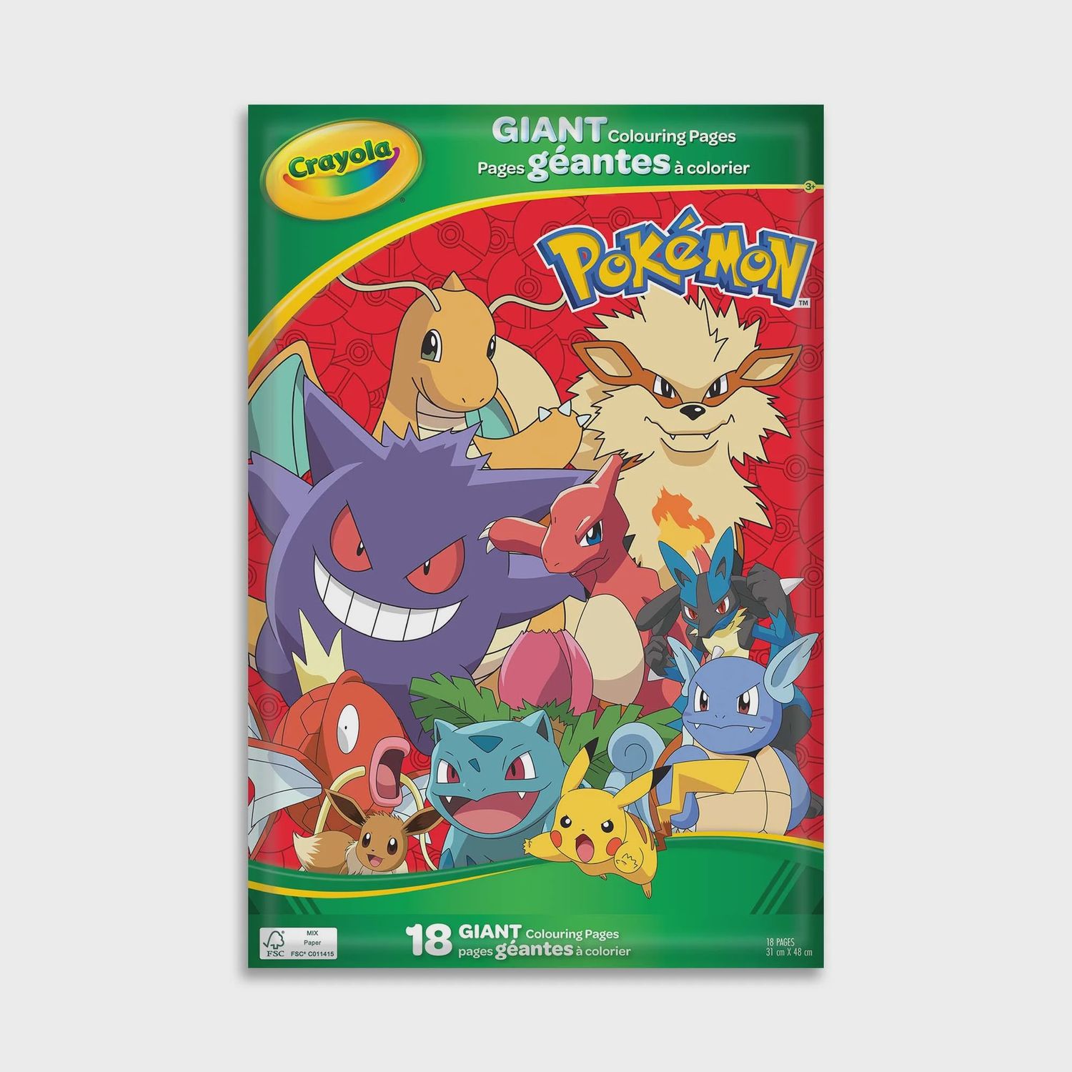 GIANT COLOURING PAGES POKEMON