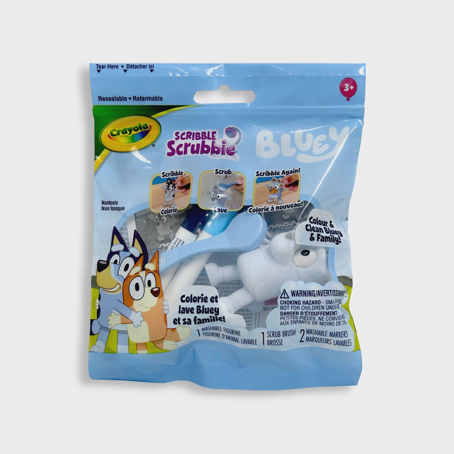 CRAYOLA BLUEY SCRIBBLE SCRUBBIE PLAYSET 1CT