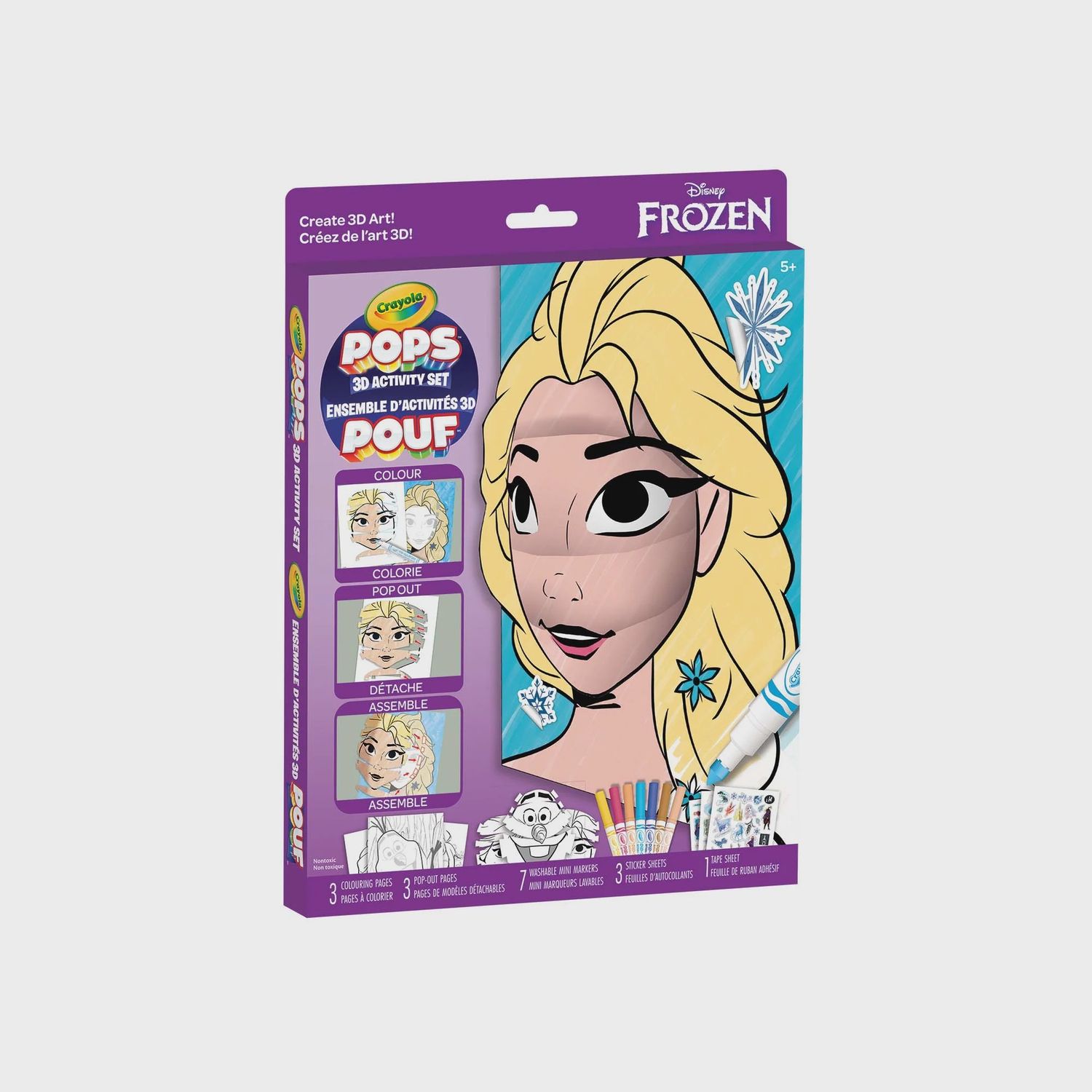 POPS 3D ART SET FROZEN