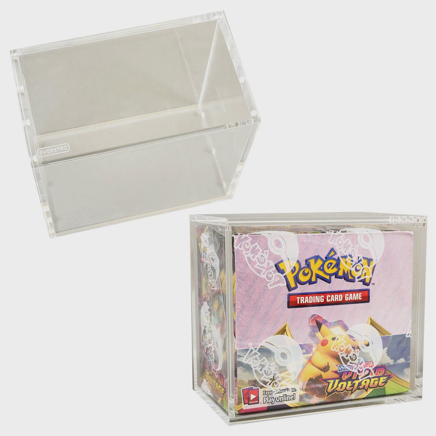 ER ACRYLIC CASE POKEMON BOOSTER BOX W/ MAGNETIC LID