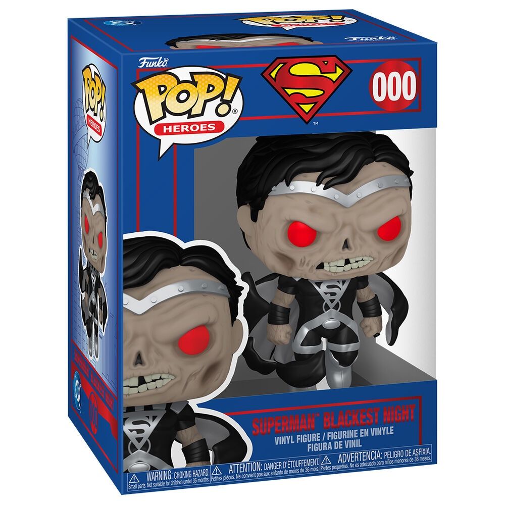 FUNKO POP! DC SUPERMAN BLACKEST NIGHT SHIELD THROUGH THE AGES