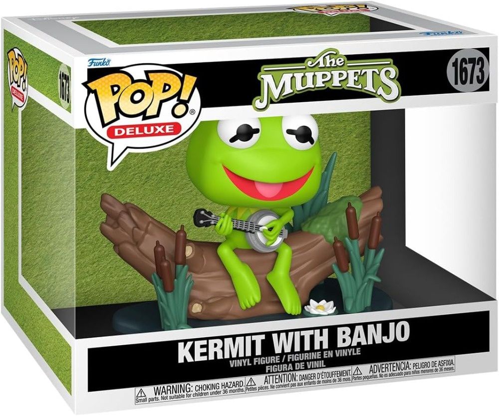 FUNKO POP! DELUXE DISNEY MUPPETS KERMIT W/ BANJO