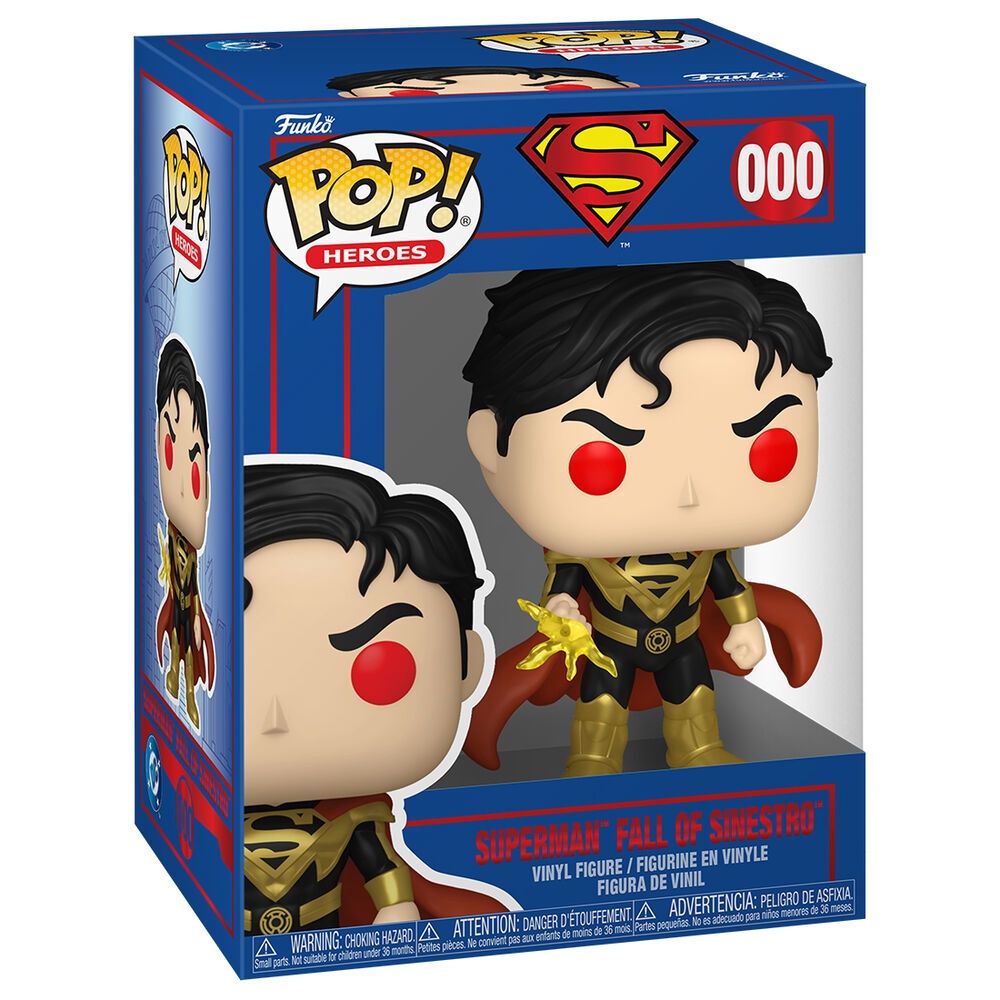 FUNKO POP! DC SUPERMAN FALL OF SINESTRO SHIELD THROUGH THE AGES
