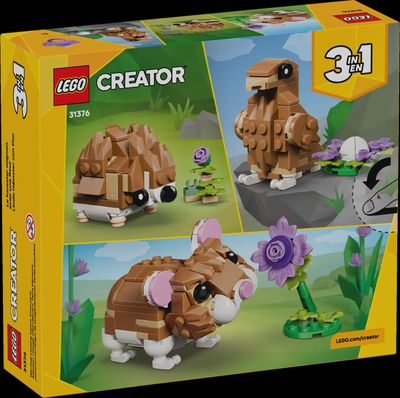 LEGO CREATOR CUTE HAMSTER WITH A FLOWER 31376