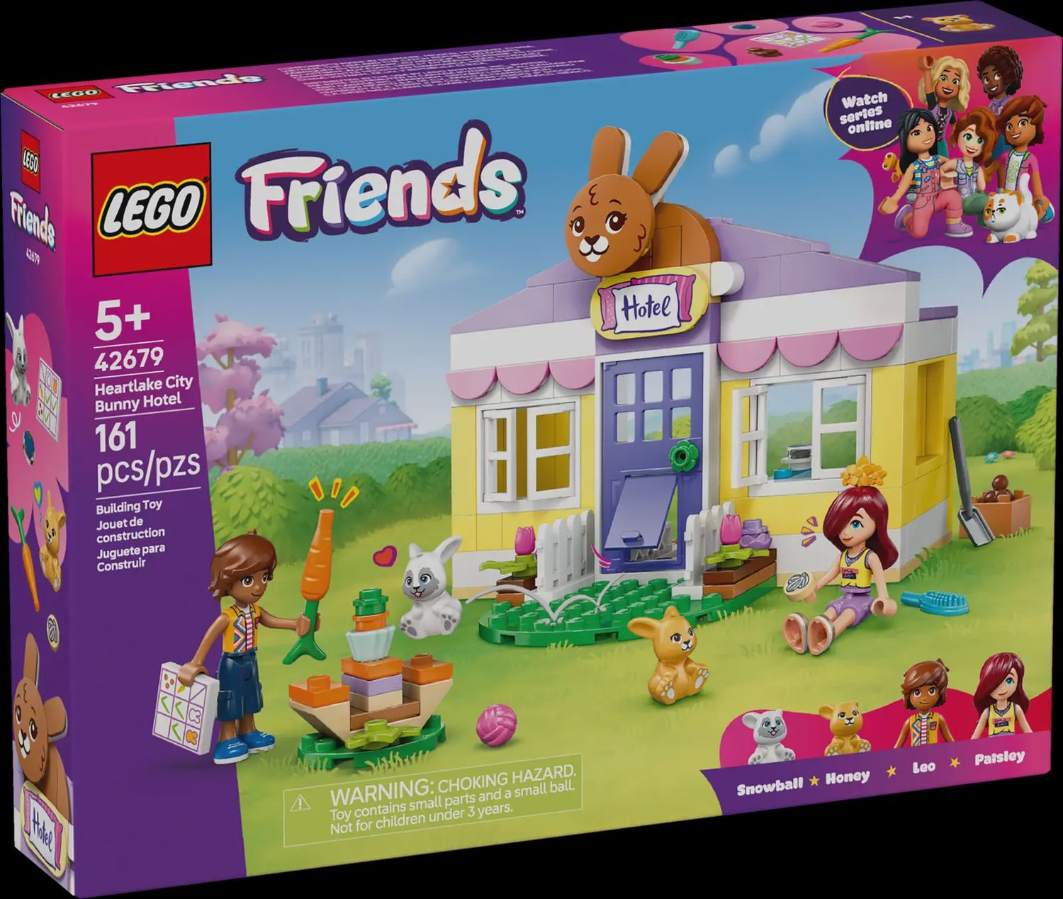 LEGO FRIENDS HEARTLAKE CITY BUNNY HOTEL 42679