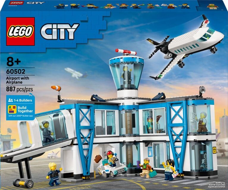 LEGO CITY AIRPORT WITH AIRPLANE 60502