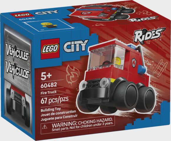 LEGO CITY RIDES FIRE TRUCK 60482