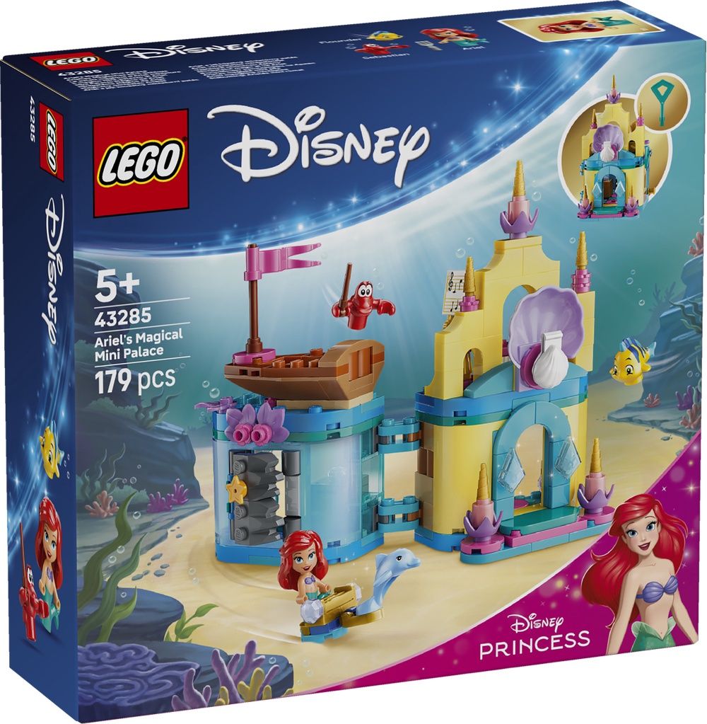 LEGO DISNEY ARIEL'S MAGICAL MINI PALACE 43285