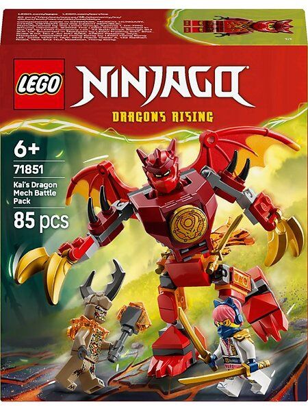 LEGO NINJAGO KAI'S DRAGON MECH BATTLE PACK 71851