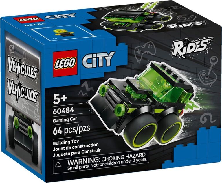 LEGO CITY RIDES GAMING RACE CAR 60484