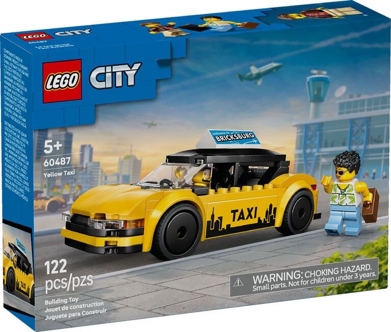 LEGO CITY YELLOW TAXI 60487