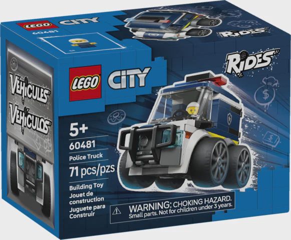 LEGO CITY RIDES POLICE TRUCK 60481