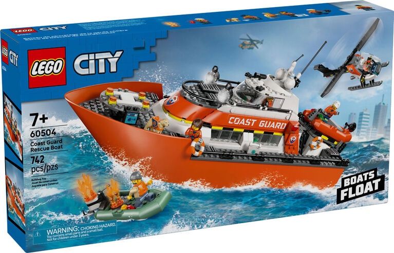 LEGO CITY COAST GUARD RESCUE BOAT &amp; HELICOPTER 60504
