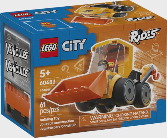 LEGO CITY RIDES CONSTRUCTION LOADER 60483