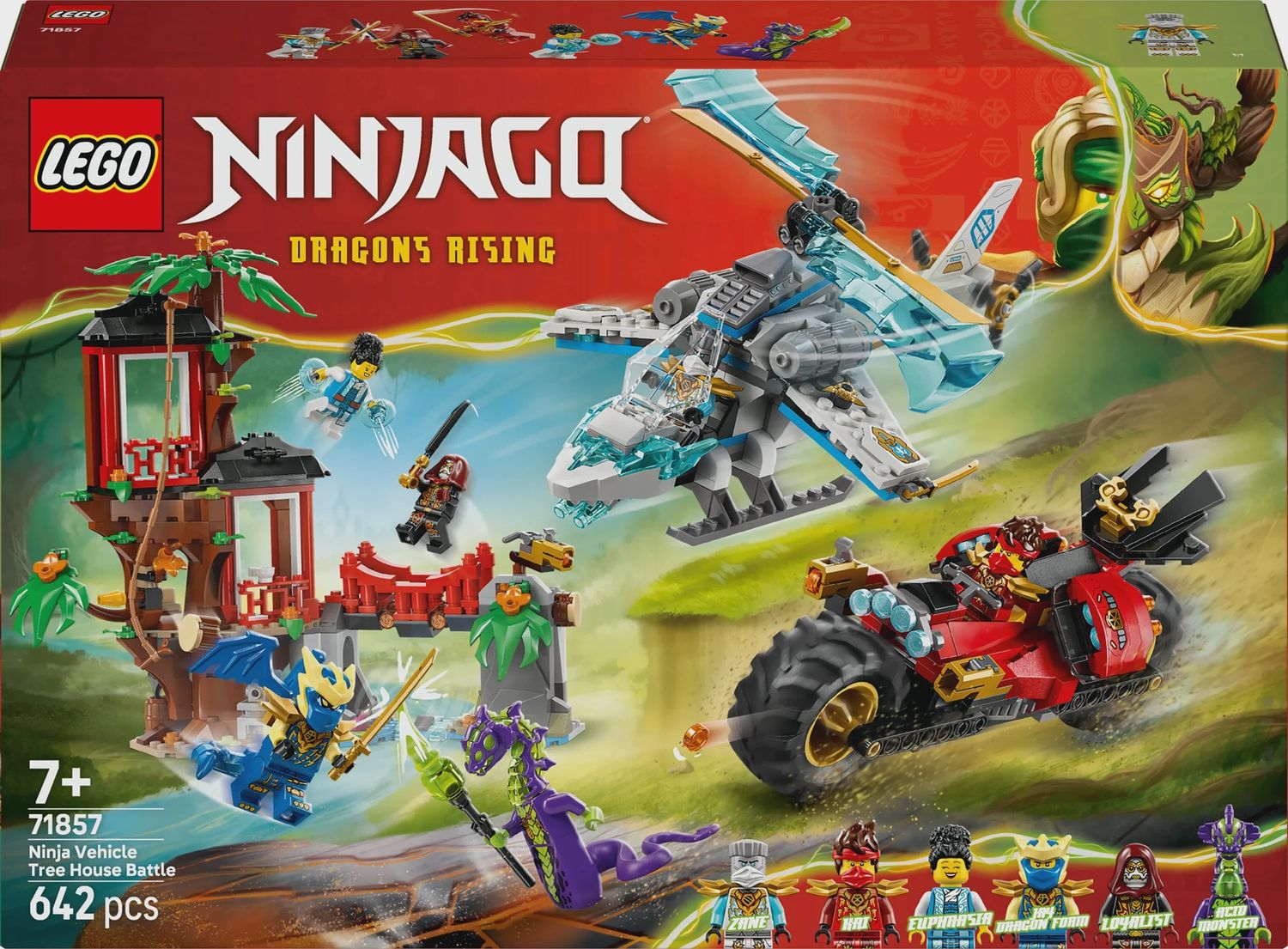 LEGO NINJAGO NINJA VEHICLE TREE HOUSE BATTLE 71857