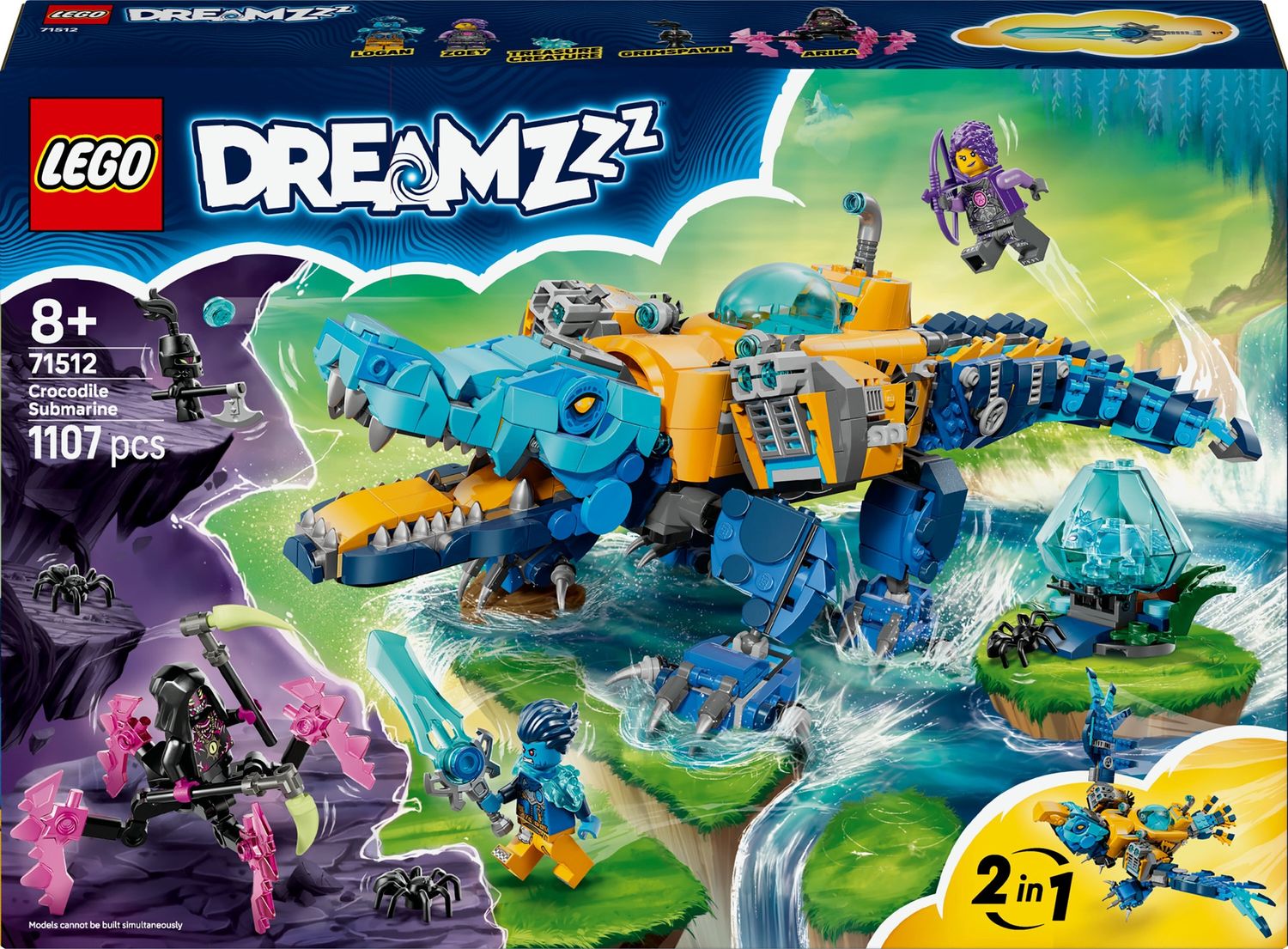 LEGO DREAMZ CROCODILE SUBMARINE 71512