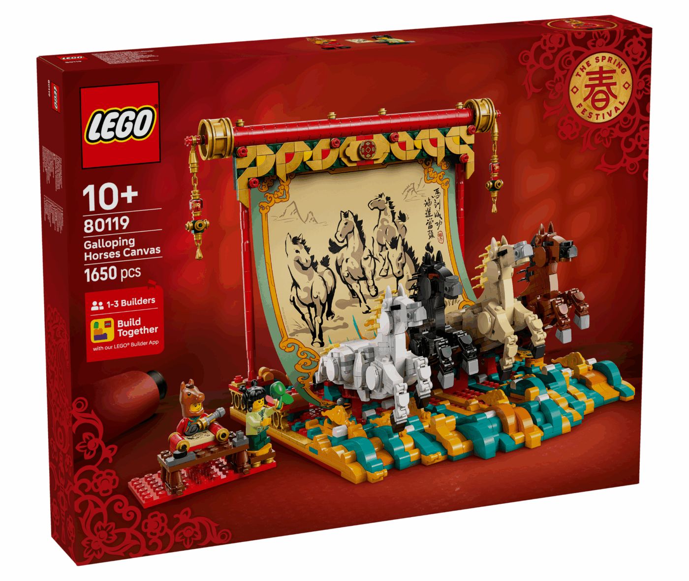 LEGO GALLOPING HORSES CANVAS 80119