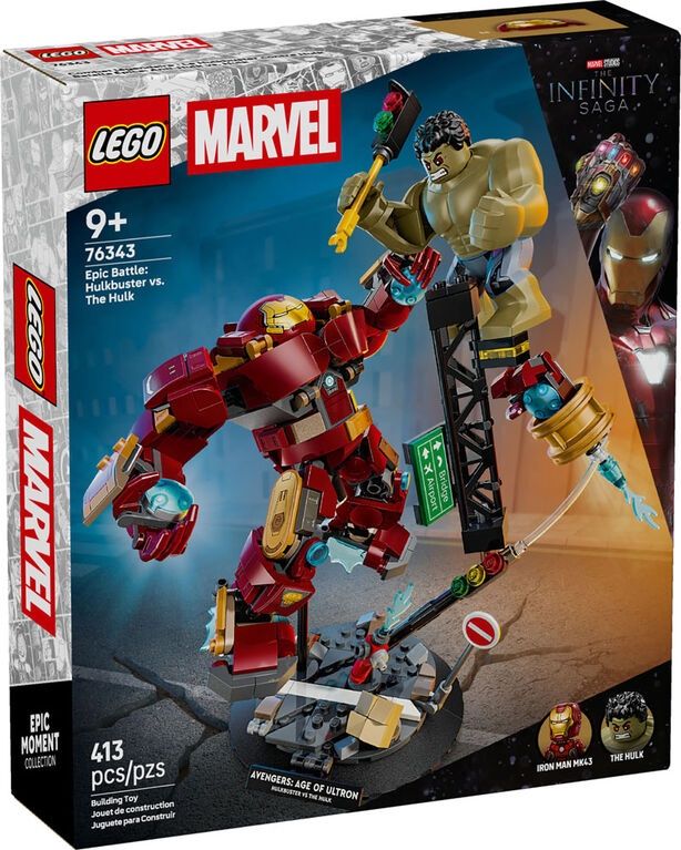 LEGO MARVEL EPIC BATTLE HULKBUSTER VS THE HULK 76343