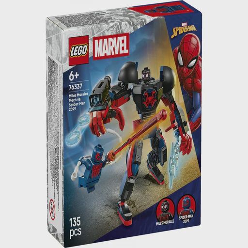 LEGO MARVEL MILES MORALES MECH VS SPIDER-MAN 2099 76337